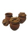 3 Antiktöpfe - Krippenzubehör
