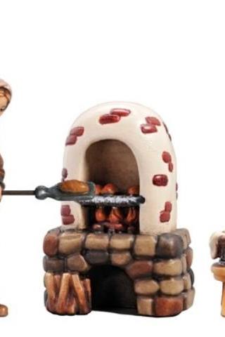 KO Brotofengruppe- Color-Bemalt-