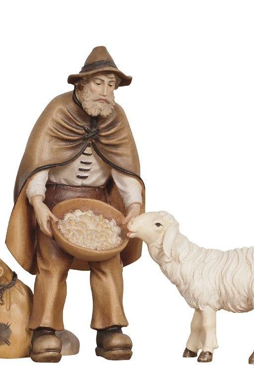 KO Hirt Fütterer mit Schaf- Color-Bemalt8010331_80