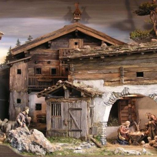 Heimatlicher Krippenstall-Krippen2004.de