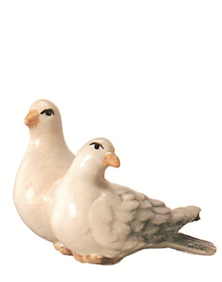 Taubenpaar- Color-Bemalt-KÖ-TB