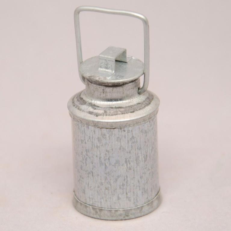 Milchkanne aus Blech - Krippenzubehör-