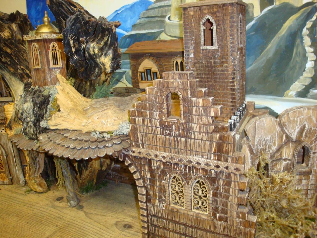 Orientalicher Stall mit Herberge und Brunnen-11