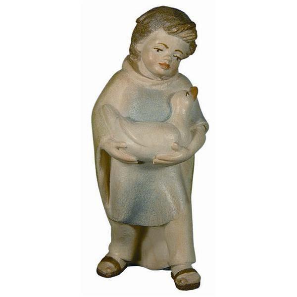 Kind mit Ente der Rowi Krippe in color