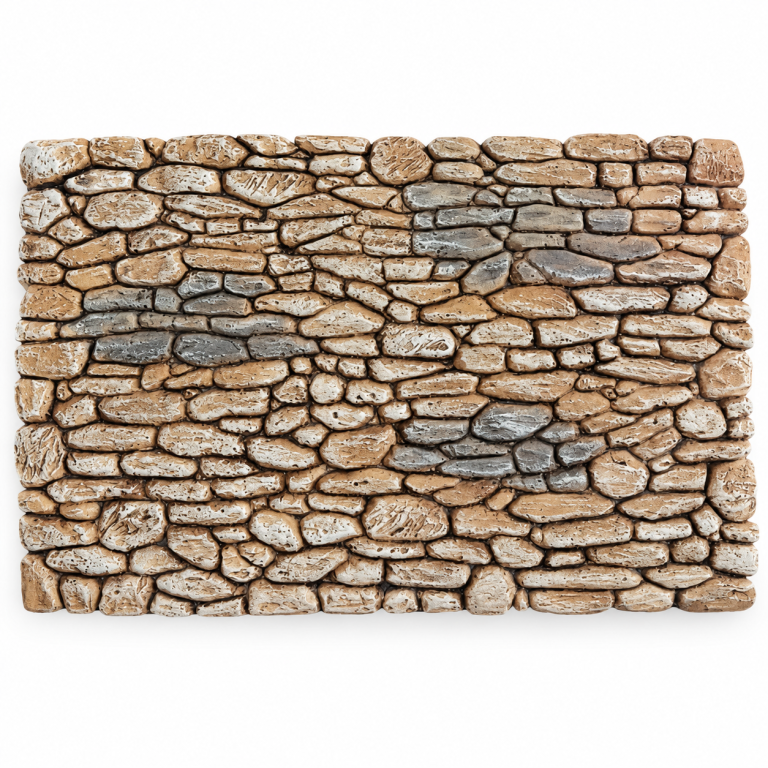 Naturstein-Platte 32 x 17 cm als Bodenplatte für Krippen