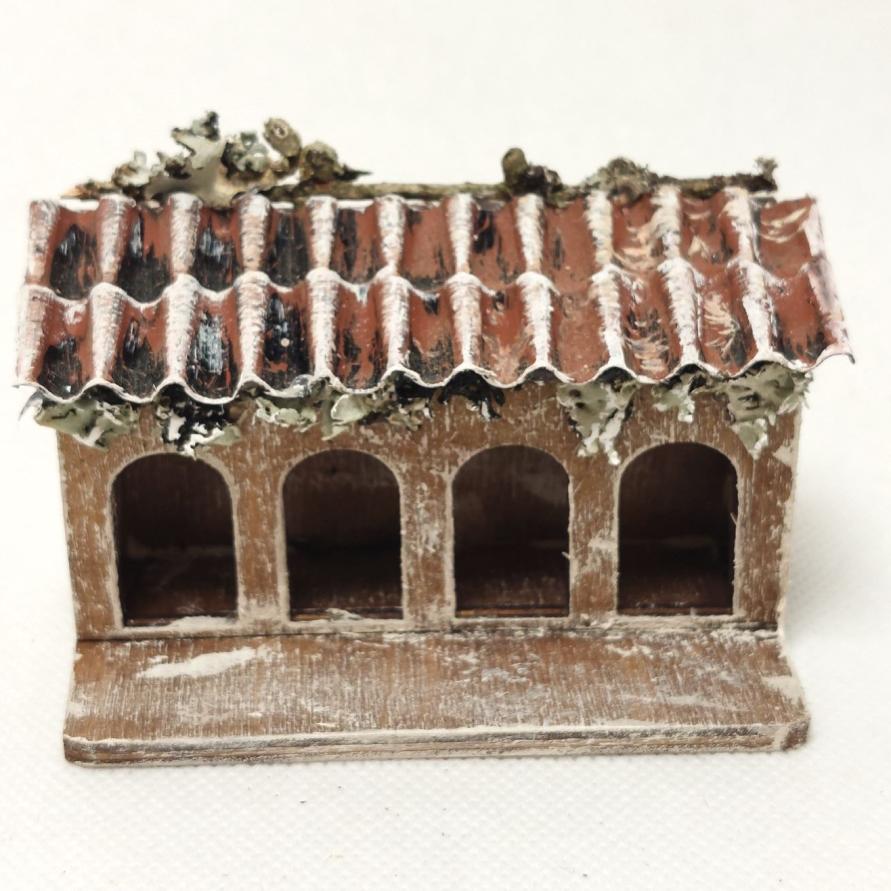 Taubenhaus- für Weihnachtskrippen-14