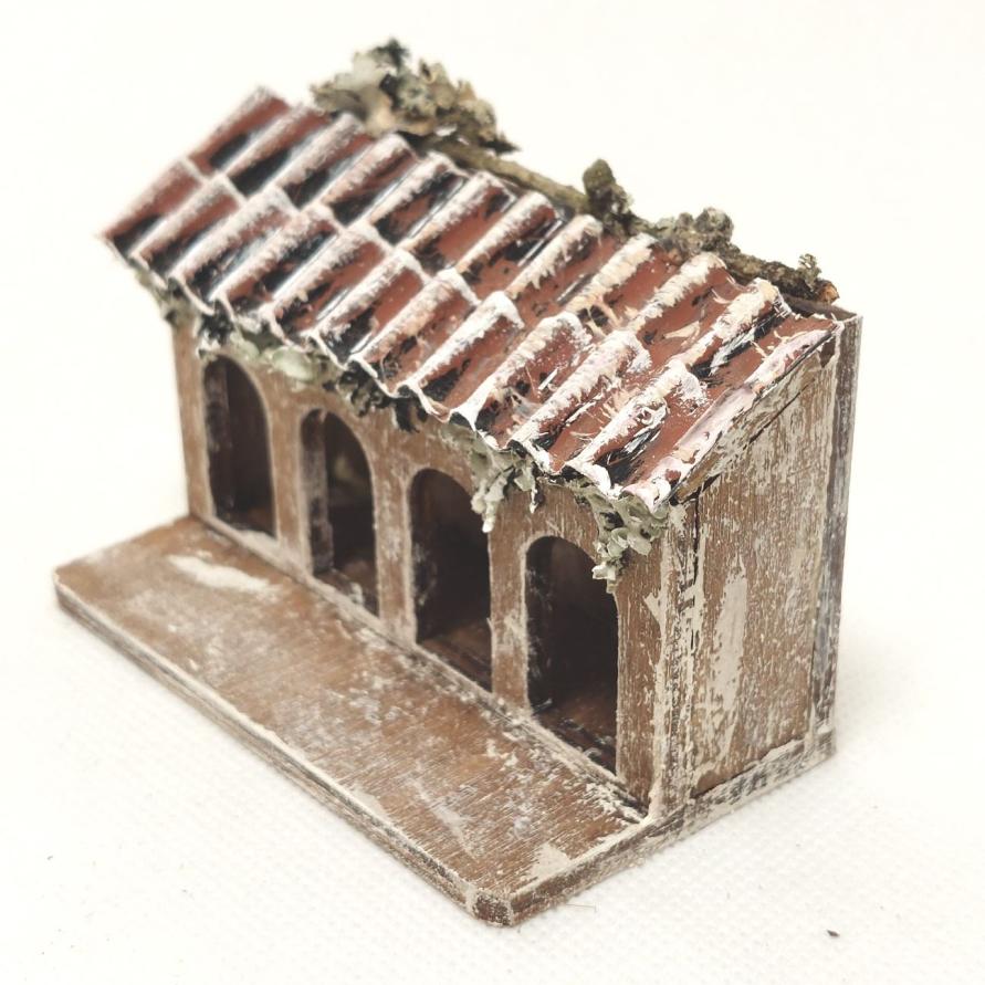 Taubenhaus- für Weihnachtskrippen-13