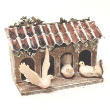 Taubenhaus- für Weihnachtskrippen-11