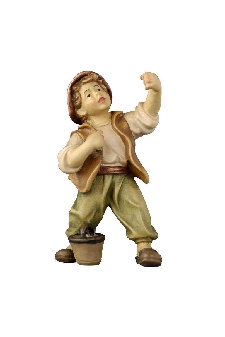 Bub mit Eimer der Kostner Krippe in Color