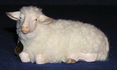 Schaf liegend mit Wolle W3610E-H