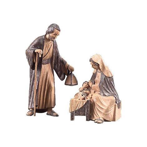 Hl. Familie Maria sitzend- Eichenholz