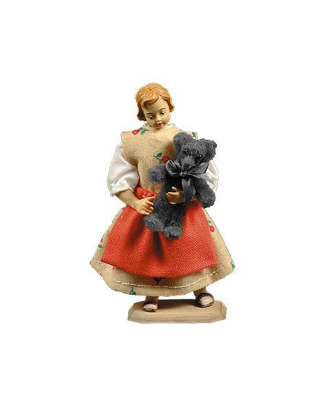 Mädchen ohne Täddybär - Ankleide Krippe- Lepi