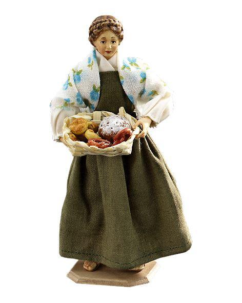 Frau mit Brotkorb - Lepi Ankleidefigur