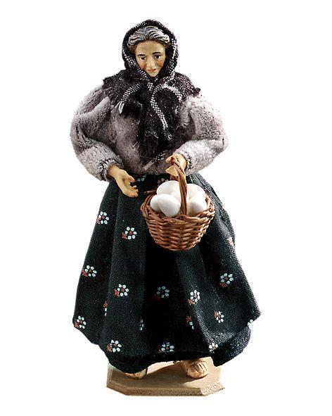 Grossmutter mit Eierkorb- Ankleidefigur-10901481