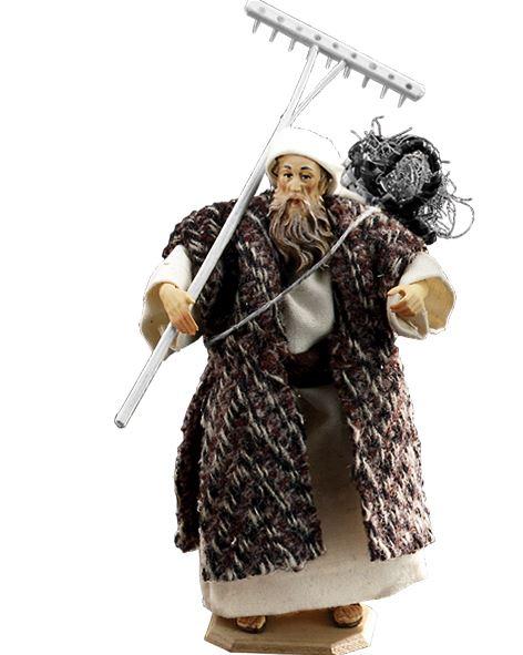 Grossvater ohne Korb und Rechen- Lepi Ankleide Krippe - 10903450