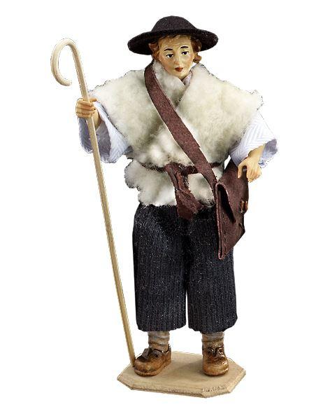 Hirt mit Stock und Tasche- Ankleidefigur 10901430