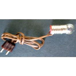 Birnchen mit Kabel und Fassung