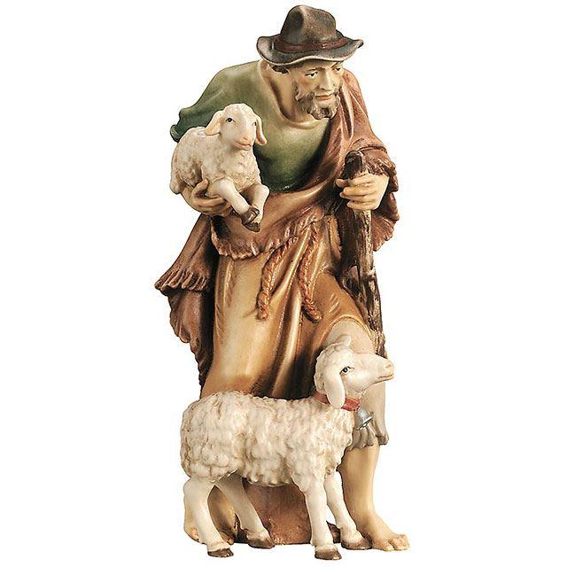 Hirt mit Schaf und Lamm - Königliche Krippe
