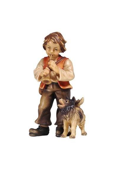 Bub mit Hund - Kostner Krippe