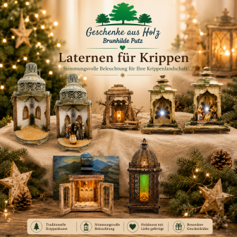 Laternen für Krippen mit und ohne Heiliger Familie