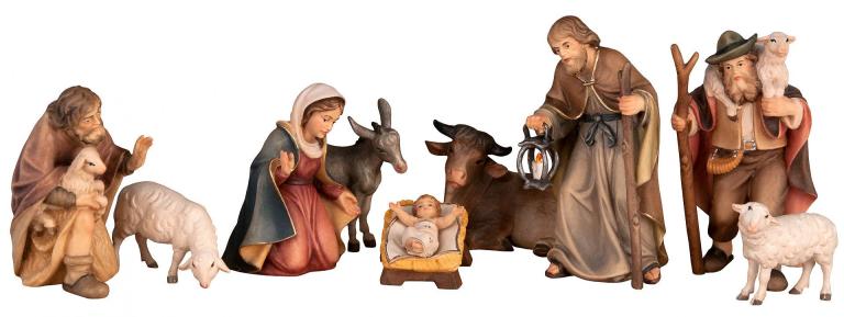 Weihnachtskrippensatz 10 Figuren_color